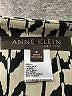 Anne Klein 100% Silk Chevron-herringbone Black Silk Skirt Size 8 - photo 3