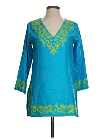 Gretchen Scott Designs 3/4 Sleeve Blouse (view 1)