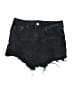 Almost Famous Stars Black Denim Shorts Size 3 - photo 1