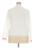 Unbranded 100% Polyester Hearts White Pullover Sweater Size XXL - photo 2