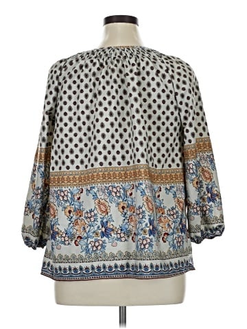 Tantrums 3/4 Sleeve Blouse (view 2)