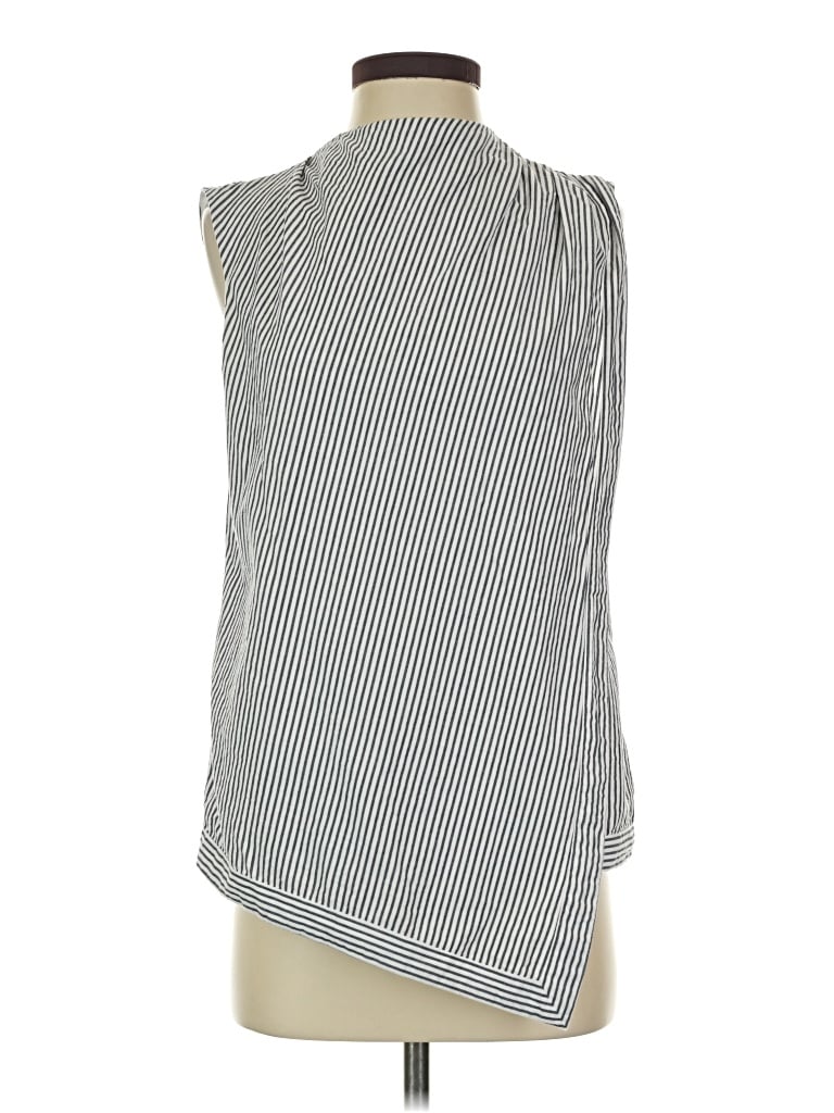 Pre-owned Maeve Sleeveless Blouse In Gray