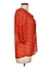 Old Navy Orange 3/4 Sleeve Blouse Size L - photo 4