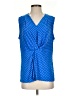 AK Anne Klein Blue Sleeveless Blouse Size S (estimated) - photo 1