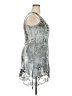 Vocal Metallic Silver Cocktail Dress Size XXL (estimated) - photo 4