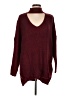 Very J Burgundy Pullover Sweater Size L - photo 1