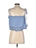 Tiare Hawaii 100% Rayon Blue Sleeveless Blouse Size XS - photo 2