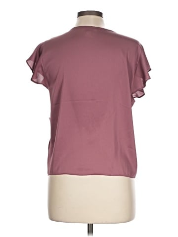 Bar III Short Sleeve Blouse (view 2)
