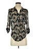 Dna Couture 100% Polyester Animal Print Black 3/4 Sleeve Blouse Size S - photo 1
