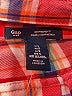 Gap Outlet 100% Cotton Plaid Red Long Sleeve Button-Down Shirt Size S - photo 7