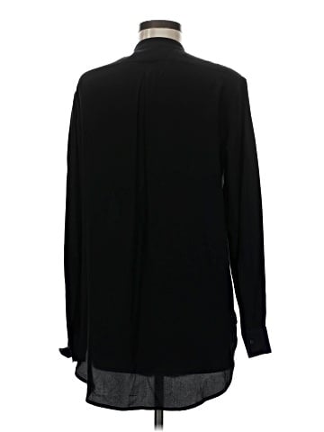 ALLSAINTS Long Sleeve Silk Top (view 2)