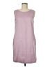 Theory 100% Polyester Solid Purple Casual Dress Size M - photo 1