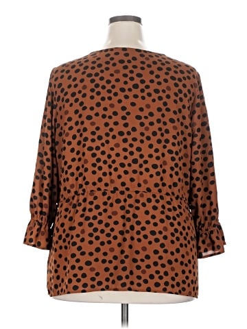 Evri 3/4 Sleeve Blouse (view 2)
