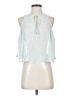 Forever 21 Contemporary 100% Polyester Blue Sleeveless Blouse Size S - photo 1