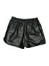 Glam Metallic Black Athletic Shorts Size L - photo 2