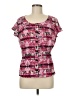 Serenade Pink Short Sleeve Blouse Size M - photo 1