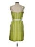 J. Taylor 100% Polyester Chevron-herringbone Green Cocktail Dress Size 10 - photo 2