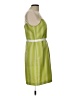 J. Taylor 100% Polyester Chevron-herringbone Green Cocktail Dress Size 10 - photo 4