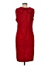 Ellen Weaver Solid Red Casual Dress Size M - photo 2