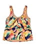Unbranded Print Orange Swimsuit Top Size S (estimated) - photo 2