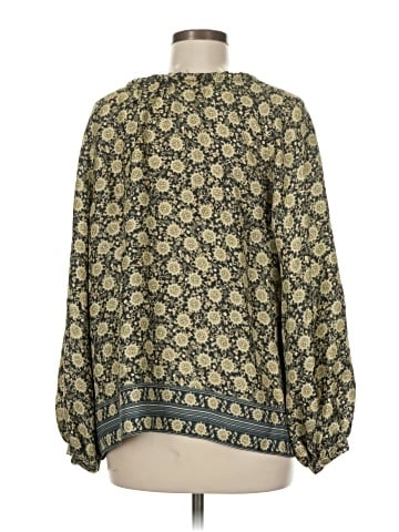 Joie Long Sleeve Silk Top (view 2)