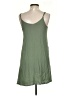 Roxy Solid Green Casual Dress Size S - photo 2