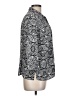 Notations 100% Polyester Print Black 3/4 Sleeve Blouse Size L - photo 4