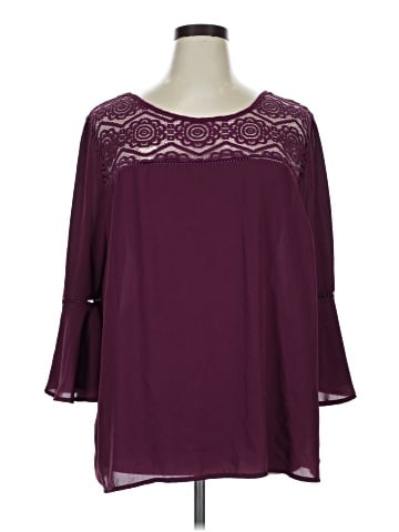 Avon 3/4 Sleeve Blouse (view 1)