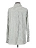 Max Studio Stripes Silver Long Sleeve Blouse Size XS - photo 2