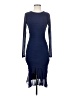 Unbranded 100% Polyester Blue Cocktail Dress Size S - photo 1