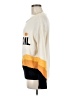 Sandro Color Block Ivory Tan Pullover Sweater Size M (estimated) - photo 5