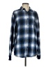 Assorted Brands Plaid Blue Long Sleeve Button-Down Shirt Size S - photo 1