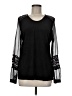 MONORENO Black Long Sleeve Blouse Size M - photo 1
