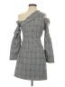 Mossman Plaid Gray Casual Dress Size 2 - photo 1