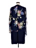 Sandra Darren 100% Polyester Floral Blue Cocktail Dress Size XL - photo 2
