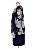 Sandra Darren 100% Polyester Floral Blue Cocktail Dress Size XL - photo 5