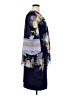 Sandra Darren 100% Polyester Floral Blue Cocktail Dress Size XL - photo 4
