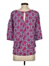 Escapada 100% Rayon Pink 3/4 Sleeve Blouse Size S - photo 2