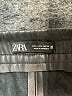 Zara Metallic Black Shorts Size L - photo 3