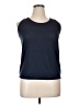 Balance Collection Blue Sleeveless T-Shirt Size XL - photo 1