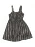 Lily Bleu 100% Polyester Print Black Dress Size 7 - photo 1