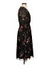 Express 100% Polyester Floral Black Cocktail Dress Size XS - photo 4