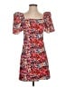 TCEC 100% Polyester Print Red Cocktail Dress Size S - photo 1
