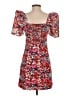 TCEC 100% Polyester Print Red Cocktail Dress Size S - photo 2