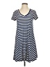 Derek Heart Stripes Blue Casual Dress Size S - photo 1