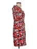 TCEC 100% Polyester Print Red Cocktail Dress Size S - photo 4