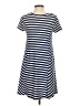 Derek Heart Stripes Blue Casual Dress Size S - photo 2