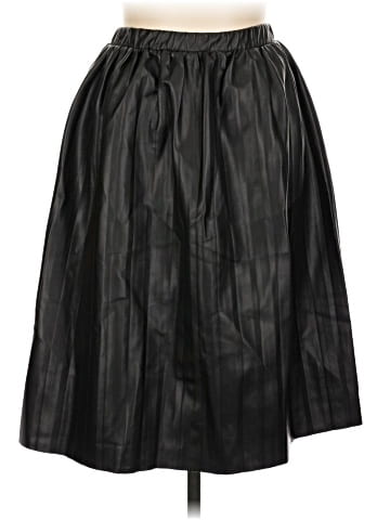BCBGirls Faux Leather Skirt (view 1)