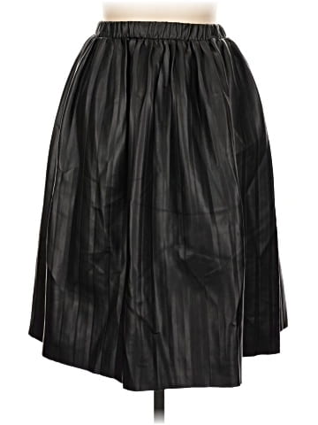 BCBGirls Faux Leather Skirt (view 2)