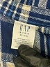 Gap Kids Plaid Blue Long Sleeve Button-Down Shirt Size 4 - 5 - photo 3